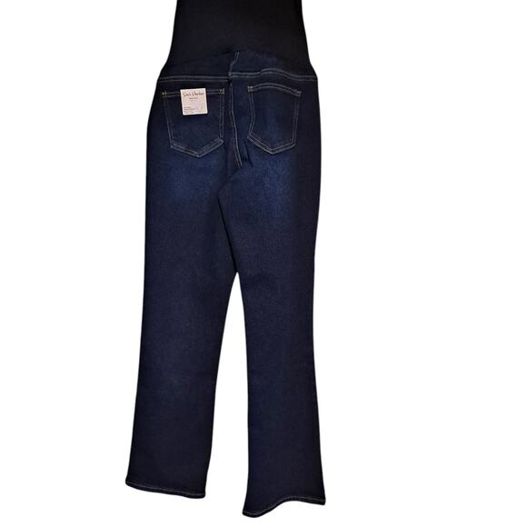 SAVI PARKER Womens Maternity Jeans Over The Belly See Size Chart M 27" Inseam - Picture 9 of 10